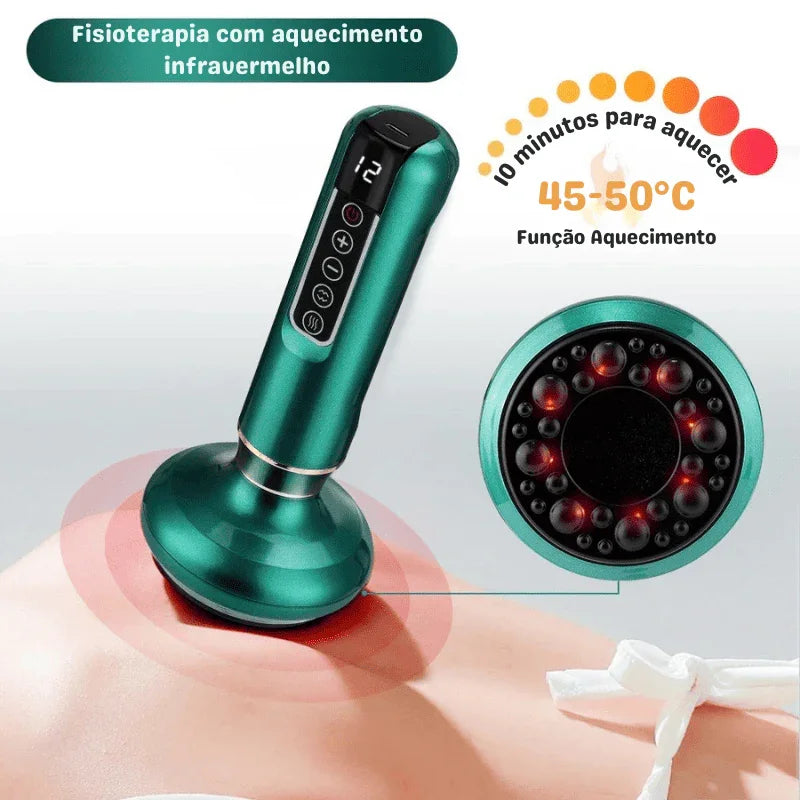 Massageador Inteligente com Aquecimento Infravermelho e Pressão