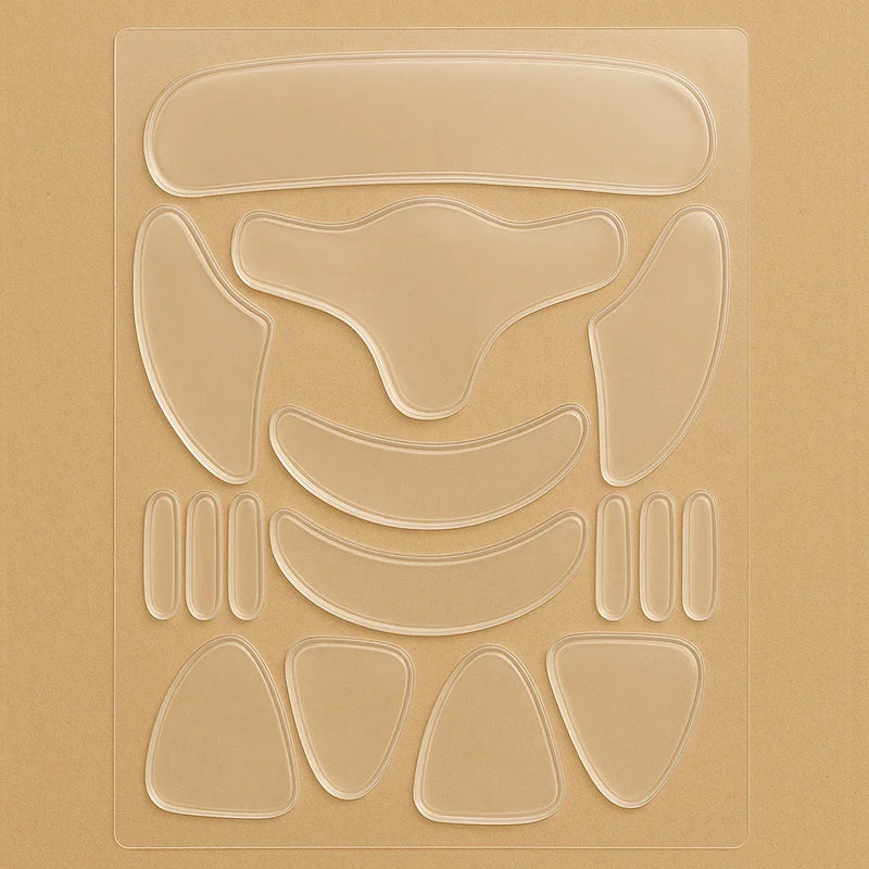 Adesivo Facial de Silicone Anti-Rugas Reutilizável