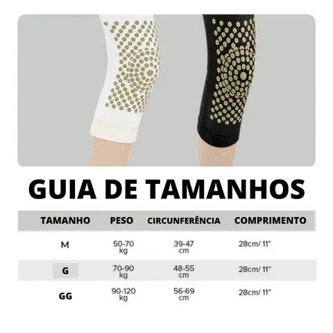 Joelheira de Compressão para Alívio de Dores - Compre 1 Leve 2 (Pares) - Arquitetura da Saúde