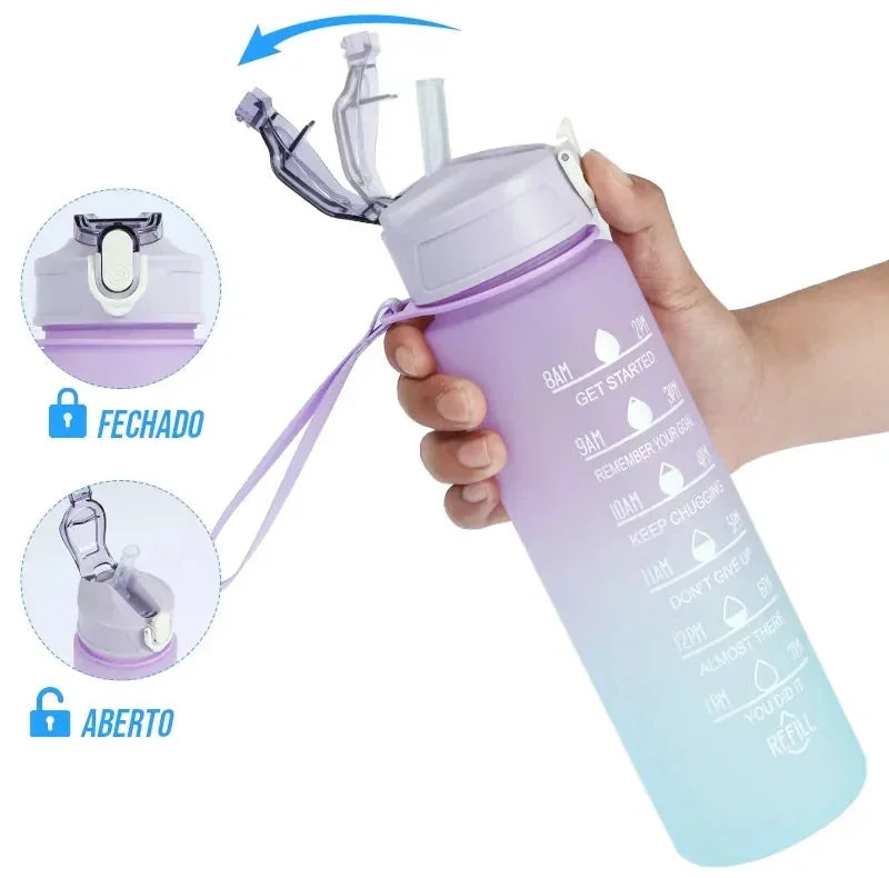 Garrafa Motivacional para Academia com 2 Litros
