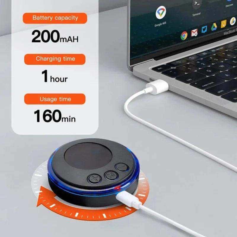 MINI Massageador Elétrico e Portátil para Alívio Muscular - Arquitetura da Saúde