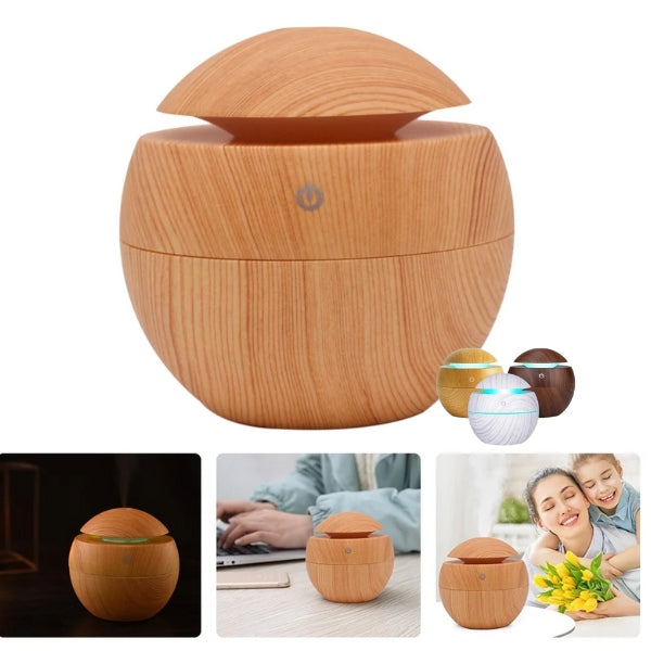 Mini Umidificador Aromatizador Ambientes LED USB - Arquitetura da Saúde