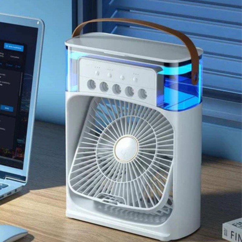 Mini Ventilador e Umidificador Portátil 3 em 1 Fresh Wind - Arquitetura da Saúde