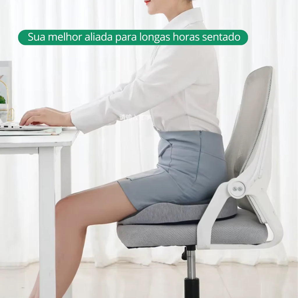 Almofada de Assento Ortopédico para Dores e Hemorroida