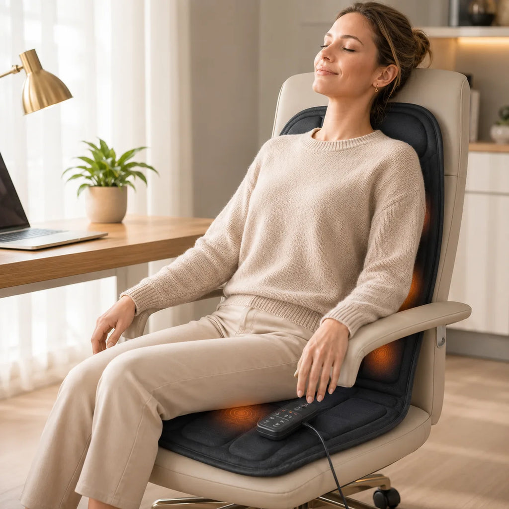 Almofada de Massagem Portátil Com Aquecimento