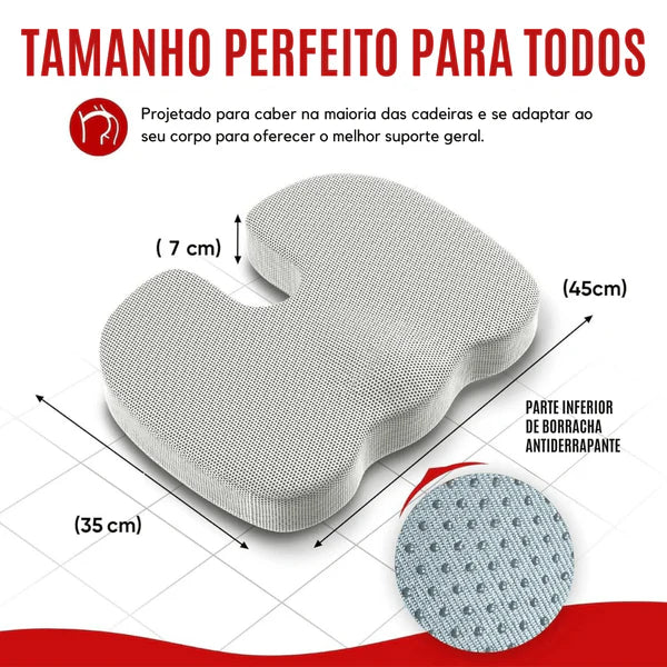 Almofada De Assento Ortopédico para Alívio de Pressão