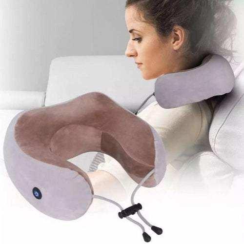 Almofada Massageadora de Pescoço Elétrica Recarregável - Arquitetura da Saúde