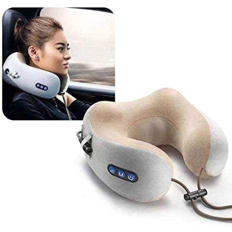 Almofada Massageadora de Pescoço Elétrica Recarregável - Arquitetura da Saúde