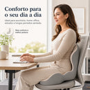 Almofada Ortopédica de Assento com Apoio Lombar - Arquitetura da Saúde