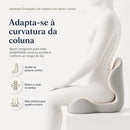 Almofada Ortopédica de Assento com Apoio Lombar - Arquitetura da Saúde