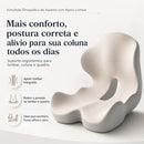 Almofada Ortopédica de Assento com Apoio Lombar - Arquitetura da Saúde