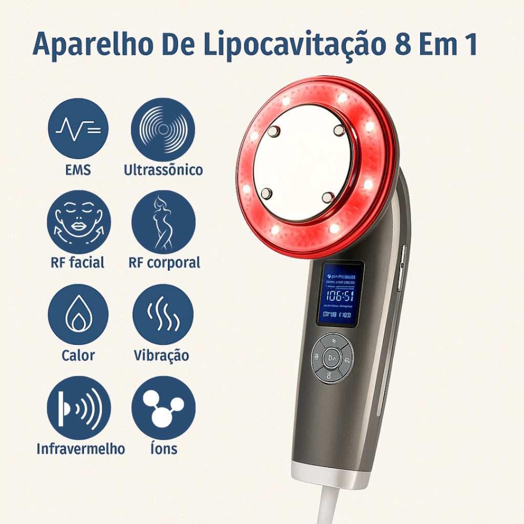 Aparelho De Lipocavitação 8 Em 1