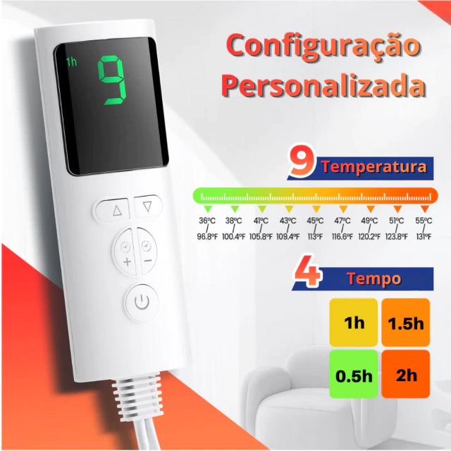 Aquecedor de Pés Elétrico - Arquitetura da Saúde