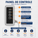 Aquecedor Elétrico de Pés com Painel Dobrável