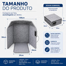 Aquecedor Elétrico de Pés com Painel Dobrável