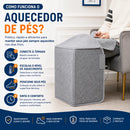Aquecedor Elétrico de Pés com Painel Dobrável