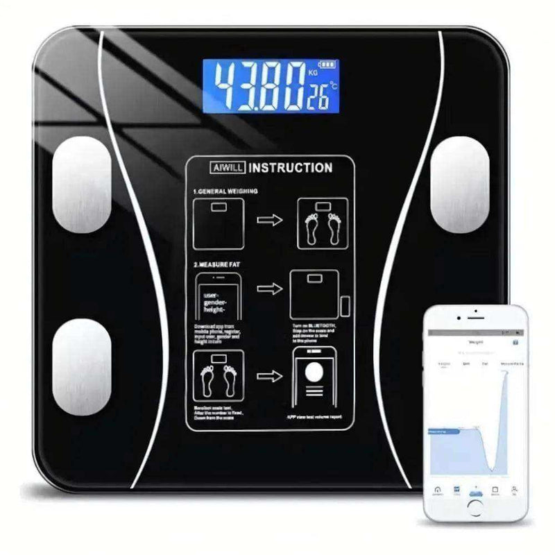 Balança Digital Corporal Bioimpedância Com Bluetooth e Aplicativo - Arquitetura da Saúde