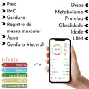 Balança Digital Corporal Bioimpedância Com Bluetooth e Aplicativo - Arquitetura da Saúde