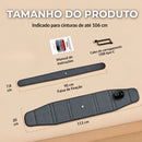 Cinta Lombar 2 em 1 - Aquecimento e Vibração