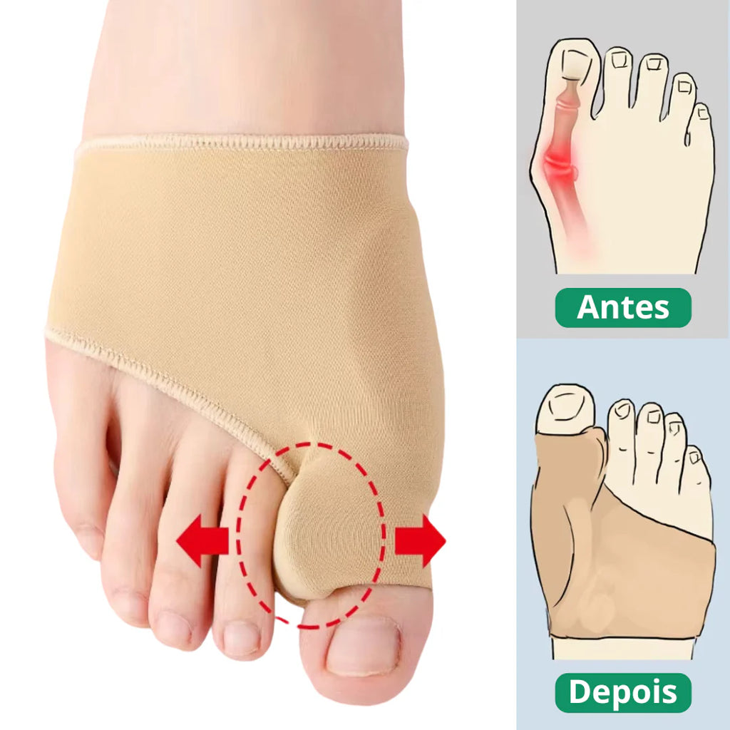 Corretor de Joanete Silicone - Meia Ortopédica