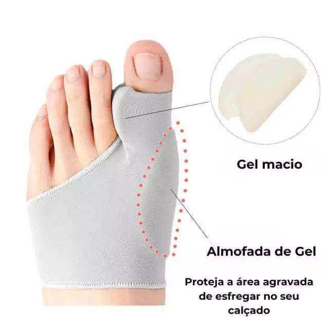 Corretor de Joanete Silicone - Meia Ortopédica - Arquitetura da Saúde