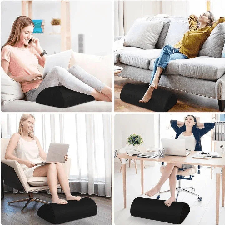 Descanso para Pés Ergonômico - Alívio de Fadiga para Escritório