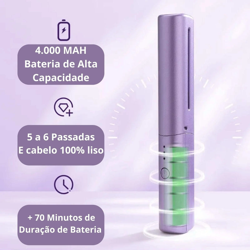 Escova Elétrica para Cabelos 2 em 1 Sem Fio - Arquitetura da Saúde