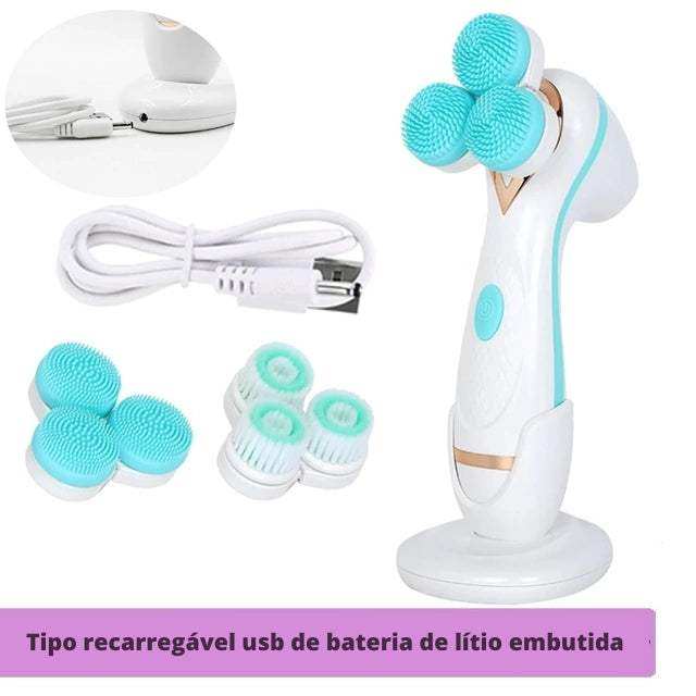 Escova Elétrica de Limpeza Facial - Arquitetura da Saúde