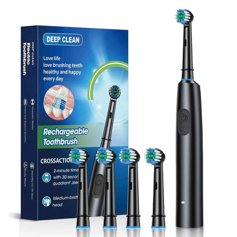 Escova de Dente Elétrica Rotativa Recarregável - Arquitetura da Saúde