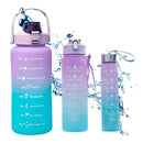 Garrafa de Água Motivacional (03 Unidades) - Arquitetura da Saúde