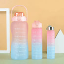 Garrafa de Água Motivacional (03 Unidades) - Arquitetura da Saúde