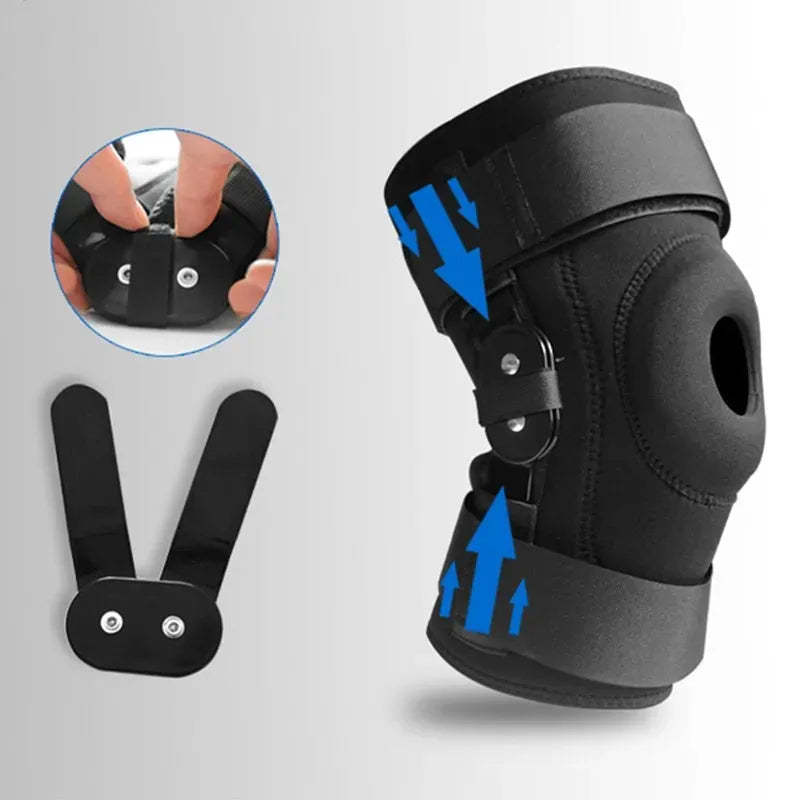 Joelheira Ortopédica Articulada com Anel Patelar