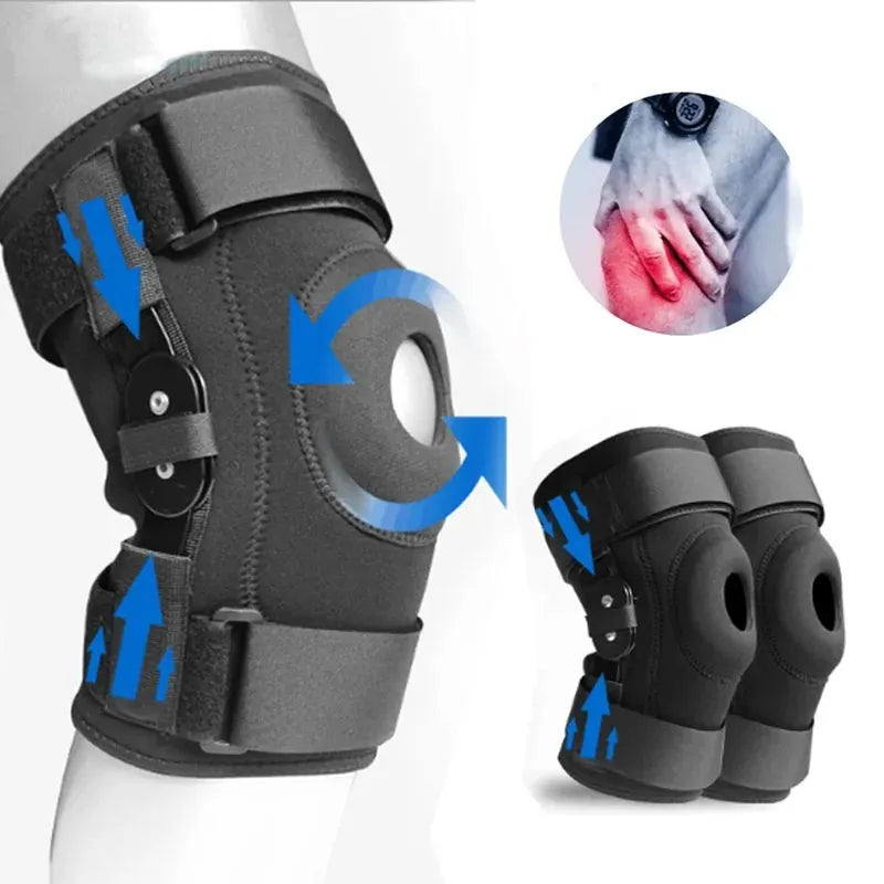 Joelheira Ortopédica Articulada com Anel Patelar