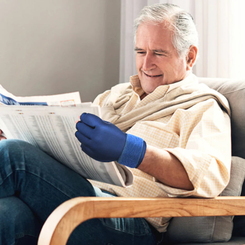Luva em Gel contra Dores nas Mãos Terapia de Frio ou Calor