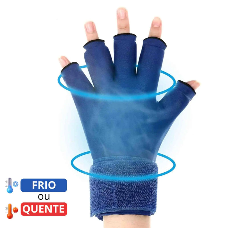 Luva em Gel contra Dores nas Mãos Terapia de Frio ou Calor