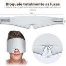 Máscara de Sono Seda 100% Mulberry para Bloqueio de Luz