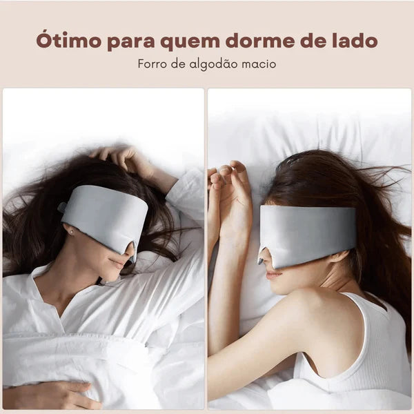 Máscara de Sono Seda 100% Mulberry para Bloqueio de Luz