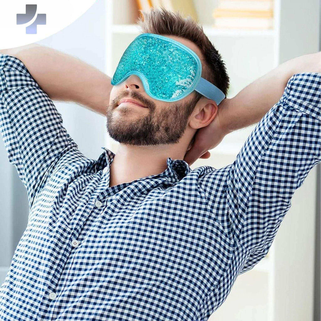 Máscara em Gel com Compressa Quente e Fria para Dores e Inchaços