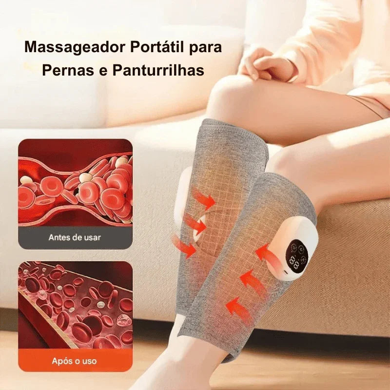 Massageador Elétrico com Aquecimento para Perna e Panturrilha - Arquitetura da Saúde