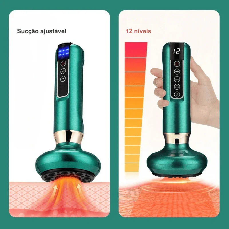 Massageador Inteligente com Aquecimento Infravermelho e Pressão