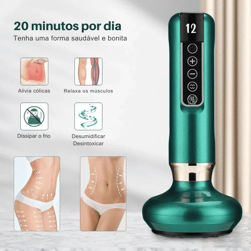Massageador Inteligente com Aquecimento Infravermelho e Pressão