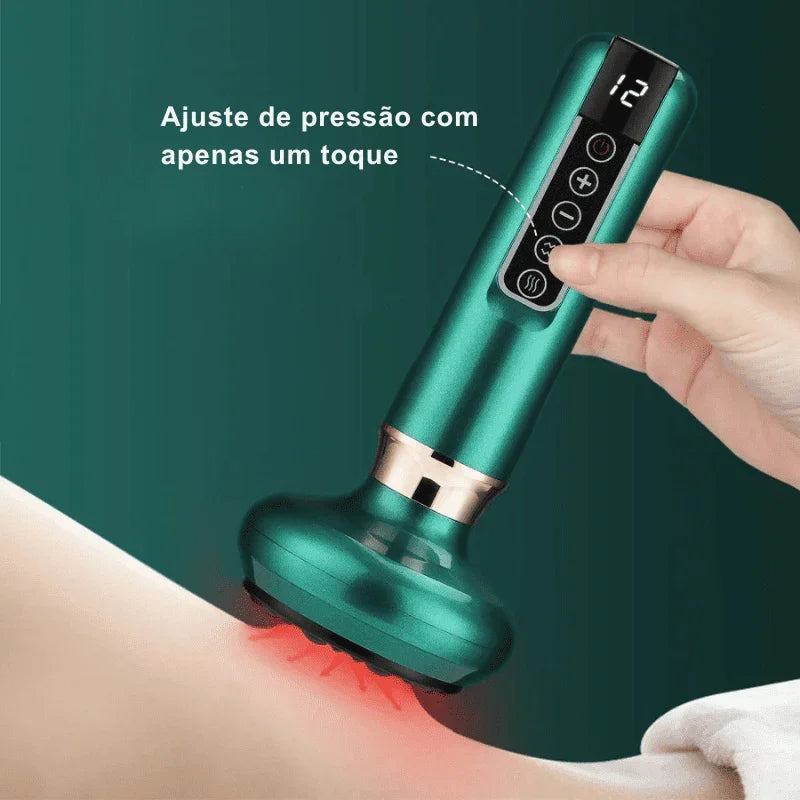 Massageador Inteligente com Aquecimento Infravermelho e Pressão