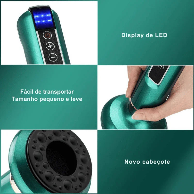 Massageador Inteligente com Aquecimento Infravermelho e Pressão