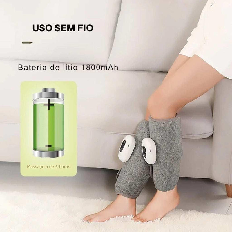 Massageador Elétrico com Aquecimento para Perna e Panturrilha - Arquitetura da Saúde