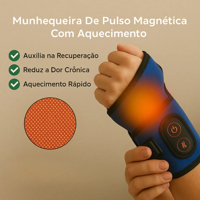 Munhequeira de Pulso Magnética com Aquecimento - Arquitetura da Saúde