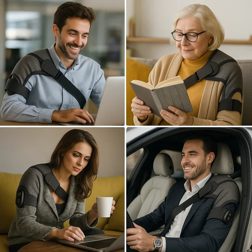 Ombreira Ortopédica Massageadora Com Aquecimento - Arquitetura da Saúde