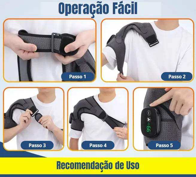 Ombreira Ortopédica Massageadora Com Aquecimento - Arquitetura da Saúde
