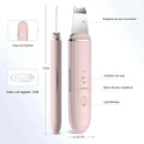 Peeling Esfoliante Ultrassônico Limpeza Facial e Removedor de Cravos