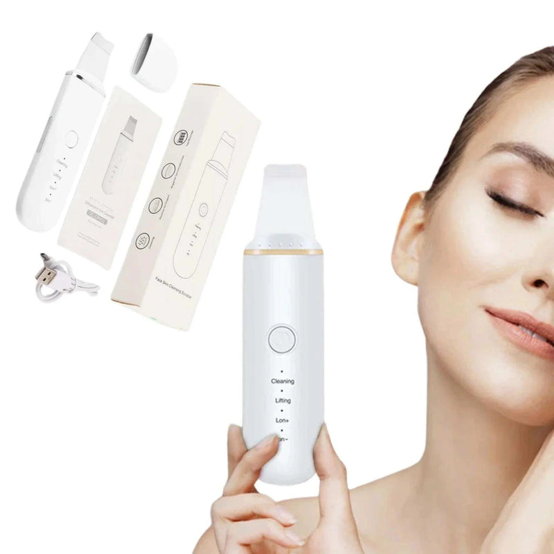 Peeling Esfoliante Ultrassônico Limpeza Facial e Removedor de Cravos