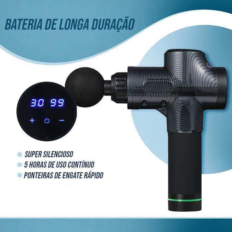 Pistola Massageadora Elétrica Profissional - Arquitetura da Saúde